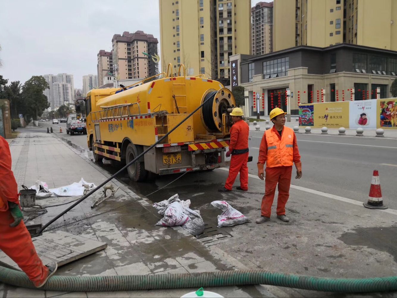浚县排污管道清淤-管道清洗