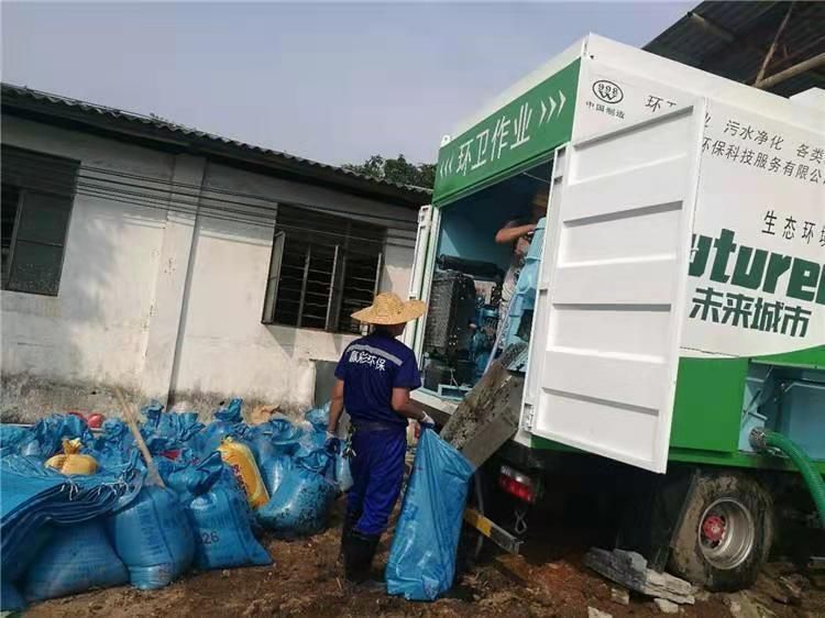 浚县工业污泥压干处理